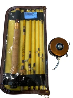 Used EAGLE CLAW EC2 FLY ROD Rod and Reel Combo