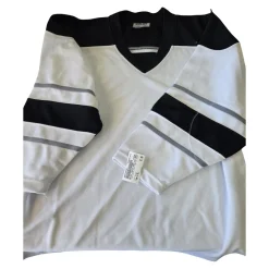 Used EALER JUNIOR PRACTICE JERSEY Hockey Practice Jersey White L/XL