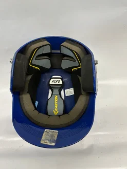 Used Easton ACA Z5 HELMET Batting Helmet No Mask Royal Blue MD