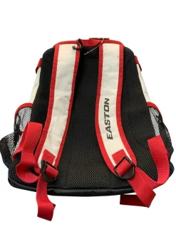 Used Easton BACKPACK RED/WHITE/BLUE BB/SB Player Backpack White/Red/Navy