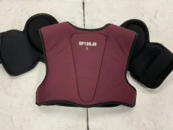 Used Easton CATALYST SERIES Junior Shoulder Pads Black And Wine Red LG