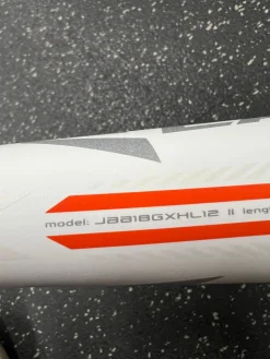 Used Easton GHOST X HYPERLITE 18 JBB BB/SB USSSA 2 3/4 Bat 25/13 -12