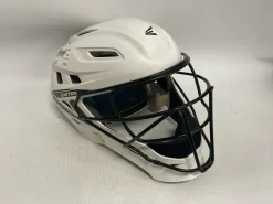 Used Easton JEN SCHRO Catchers Helmet w/Mask White LG
