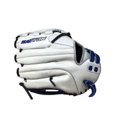 Used Easton PRO COLLECTION PCFP125-3WR RH Throw Fastpitch Gloves White 12 1/2