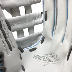 Used Easton PRO COLLECTION PCFP130-6WG RH Throw Fastpitch Gloves White 13