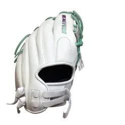 Used Easton PRO COLLECTION PCFP1150-2WG RH Throw Fastpitch Gloves White 11 1/2