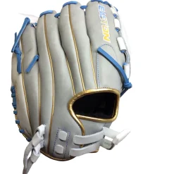 Used Easton PRO COLLECTION PCFP120-3WG RH Throw Fastpitch Gloves White 12" NEVER USED