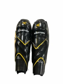 Used Easton 55S Junior Shin Guards Black 13"