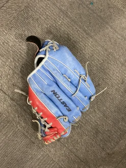Used Easton STARS AND STRIPES BB/SB Glove RH Throw Royal Blue 11 1/2"