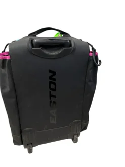Used Easton THE VOYAGER Wheeled Baseball & Softball Bag Aqua And Pink