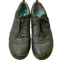 Used Ecco Mens Golf Shoes Black Senior 11.5