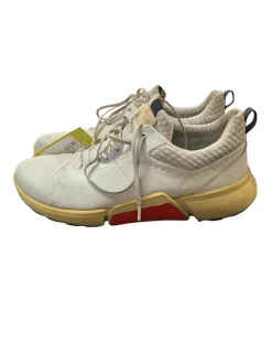 Used Ecco Mens Golf Shoes White Senior 10.5
