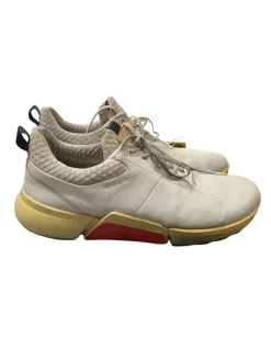 Used Ecco Mens Golf Shoes White Senior 10.5
