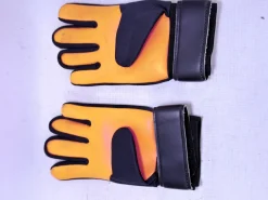 Used EFAH SPORTS Soccer Goalie Gloves Orange 4