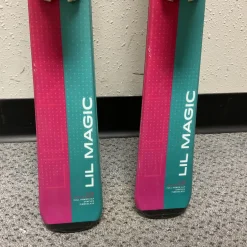 Used Elan LIL MAGIC Girls DH Ski/Binding Pink 130 cm