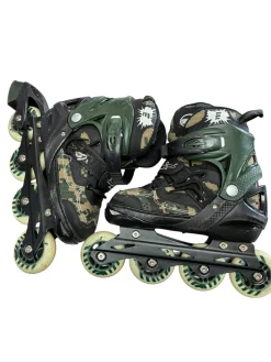 Used ELIITI ADJ SKATES Junior Aggressive Skates Black Adjustable