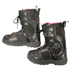 Used EMPIRE Girls Snowboard Boots Black Junior 06