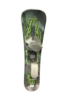 Used ESP FREESTYLE 110 Boys Board/Binding Green 110 cm