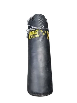Used Everlast 100 LB HEAVY BAG Boxing Heavy Bag Black 100 lb