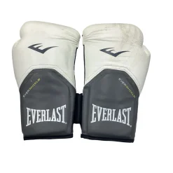 Used Everlast Boxing Gloves White M/L