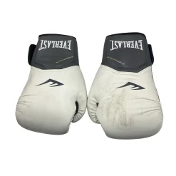 Used Everlast Boxing Gloves White M/L