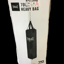 Used Everlast Boxing Heavy Bag Black 70 lb