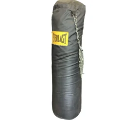 Used Everlast HEAVY BAG Boxing Heavy Bag Black 100 lb