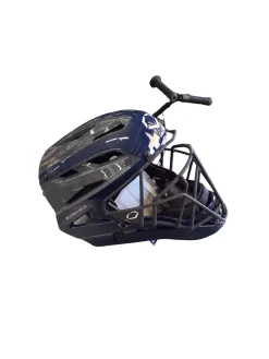 Used Evoshield EVOSHIELD PRO-SRZ CATCHERS HELMET Catchers Helmet w/Mask Navy Blue LG