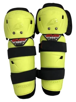 Used EVS KNEE GARDS Adult Knee Guard Yellow LG