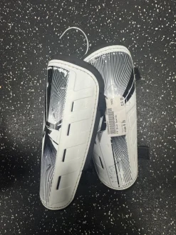 Used FH Shin Guards White 9"