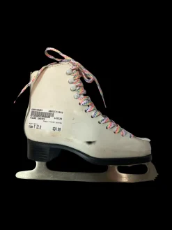 Used FIGURE SKATES Girls Figure Skate White Youth 12.0