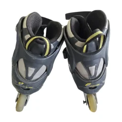 Used Fila PRIMO COMP SZ 8 SKATES Senior Rec Fitness Skates Grey Senior 8