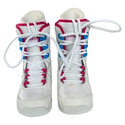 Used Firefly C32 Girls Snowboard Boots White Junior 04.5