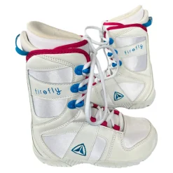 Used Firefly C32 Girls Snowboard Boots White Junior 04.5