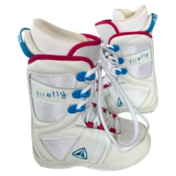 Used Firefly C32 Girls Snowboard Boots White Junior 02.5
