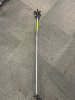 Used Fischer JUNIOR Boys DH Ski Pole Grey 120 cm / 48 in