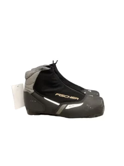 Used Fischer Mens NNN XC Ski Boots Black M 07-07.5 / W 08-08.5