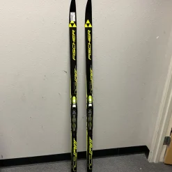 Used Fischer RCS SPRINT Boys XC Ski/Binding Black And Optic Yellow 150 cm