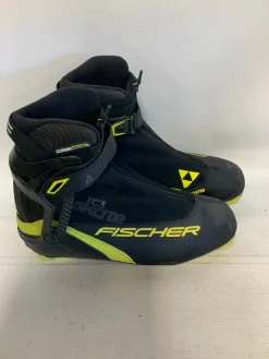 Used Fischer SKATE RC3 Mens NNN XC Ski Boots Black M 10.5