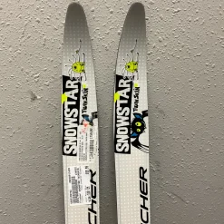 Used Fischer SNOWSTAR TWINSKIN Boys XC Ski/Binding Royal Blue 100 cm