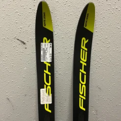 Used Fischer SPRINT CROWN Boys XC Ski/Binding Black And Optic Yellow 110 cm