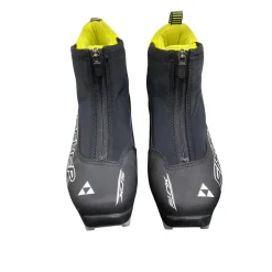 Used Fischer XJ SPRINT Mens NNN XC Ski Boots Black W 05-05.5 / JR 03.5-04