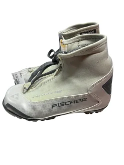 Used Fisher Womens NNN XC Ski Boots Grey M 07-07.5 / W 08-08.5