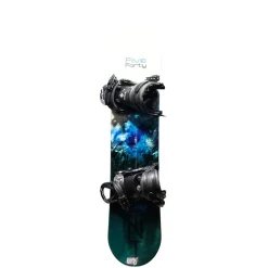 Used FIVE FORTY Boys Board/Binding White 100 cm