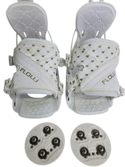 Used Flow MUSE WOMENS BINDINGS Womens Binding Only White LG