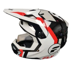 Used FLY RACING FORMULA Adult Motocross Helmet White Medium
