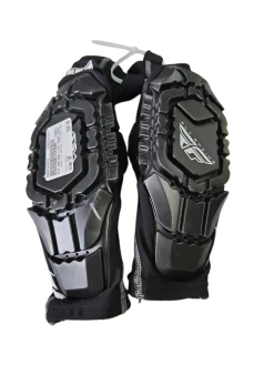 Used FLY RACING LITE KNEE PADS Adult Knee Guard Black SM