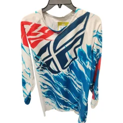 Used Fly Racing Motocross Adult Top Blue Medium