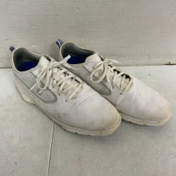 Used Foot Joy Mens Golf Shoes White Senior 10.5