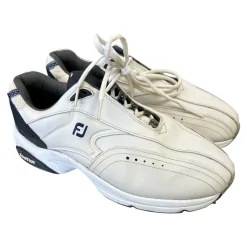 Used Foot Joy Mens Golf Shoes White Senior 10